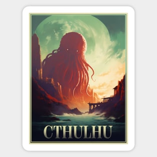 Cthulhu Poster Sticker